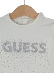 Vorschaubild 2 von Kinder Langarmshirt Weiß 24 Monate (Gr. 92) Strasssteine Rüschen Charmant