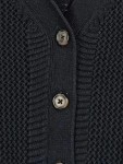 Vorschaubild 2 von M&S Damen Strickjacke kurzarm Schwarz Gr. 34/XS Baumwolle Polyamid