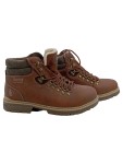 Vorschaubild 1 von Stiefel Herren Gr. 44 Braun Kunststoff Schnürung 4 cm Outdoor Uni