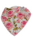 Vorschaubild 1 von Baby Lätzchen Rosa mit Rosenmuster Blumenmuster Mädchen