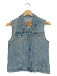 Vorschaubild 1 von Damen Jeans Weste Gr. 36/S Blau Casual Baumwolle