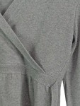 Vorschaubild 4 von Kinder Wickelpullover Gr. 152 Grau Langarm Casual
