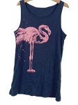 Vorschaubild 4 von Kinder T-Shirt Flamingo Print Blau Gr. 152/158 Baumwolle Casual