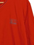 Vorschaubild 4 von Langarmshirt Herren Gr. 50/L Rot Baumwolle Uni Casual Freizeit