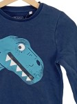 Vorschaubild 2 von Kinder Sweatshirt Blau Gr. 140 mit Dinosaurier-Aufdruck