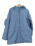 Vorschaubild 1 von Regenjacke Damen Gr. 40/L Blau Polyurethan Uni Praktisch Langarm