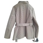 Vorschaubild 5 von Steppjacke Damen Gr. 44/XXL Beige Polyester Uni Langarm