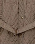 Vorschaubild 4 von Steppjacke Damen Gr. 44/XXL Beige Polyester Uni Langarm