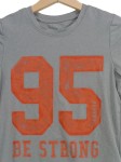 Vorschaubild 3 von Jungen Sport Shirt Grau Gr. 140 '95 BE STRONG' Print