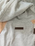 Vorschaubild 5 von Kapuzenpullover Damen Gr. 38/M Grau Baumwolle Polyester Meliert Casual