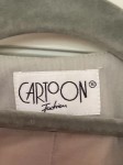 Vorschaubild 7 von Kostüm Damen Gr. 36/S Grün Viskose Polyester Uni Elegant Kurzarm Knopf