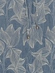 Vorschaubild 3 von Wickelrock Damen Gr. 34/XS Blau Lyocell Leinen Blumenmuster Casual