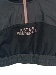 Vorschaubild 3 von Mädchen Kapuzenpullover Gr. 116 Schwarz Cropped Schriftzug Hoodie