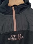 Vorschaubild 4 von Mädchen Kapuzenpullover Gr. 116 Schwarz Cropped Schriftzug Hoodie