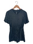 Vorschaubild 1 von Damen Festliches Kleid Schwarz Kurzarm Gürtel Elegant Gr. 38/M