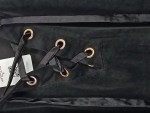 Vorschaubild 2 von Damen Kapuzenpullover Gr. 38/M Schwarz mit Schnürung
