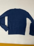 Vorschaubild 2 von Kinder Pullover Blau Gr. 134/140 Preppy V-Ausschnitt Logo
