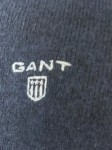 Vorschaubild 4 von Kinder Pullover Blau Gr. 134/140 Preppy V-Ausschnitt Logo