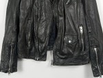 Vorschaubild 4 von Lederjacke Damen Gr. 38 Schwarz Modern Biker Style Echtleder