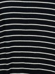 Vorschaubild 6 von Damen Langarmshirt Gestreift Schwarz Basic Gr. XS (34/XS) Rippstrick