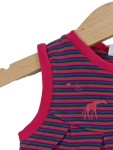 Vorschaubild 3 von Mädchen Freizeitkleid gestreift Tiermotive Pink Gr. 62