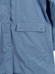 Vorschaubild 3 von Regenjacke Damen Gr. 40/L Blau Polyurethan Uni Praktisch Langarm