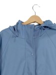 Vorschaubild 4 von Regenjacke Damen Gr. 40/L Blau Polyurethan Uni Praktisch Langarm