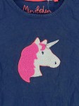 Vorschaubild 2 von T-Shirt Kinder Blau Gr. 122 Baumwolle Tiermotive Charmant Kurzarm