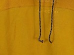 Vorschaubild 3 von Kapuzenpullover Damen Gelb Gr. 36/S Baumwolle Uni Sportlich Langarm