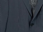 Vorschaubild 2 von Sakko Herren Gr. 48 Grau Business Gestreift Eleganter Blazer