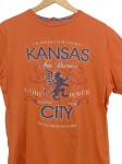 Vorschaubild 2 von CANDA Herren T-Shirt Kansas City Gr. 38 Orange Casual