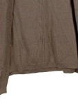 Vorschaubild 3 von Damen Strickjacke Gr. 40/L Braun Casual Viskose Leinen