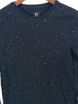 Vorschaubild 2 von Langarmshirt Kinder Gr. 170-176 Schwarz Casual Punkte Baumwolle