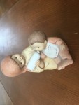 Vorschaubild 2 von Babypuppe Kinder mit Flasche Porzellan Nostalgisch Romantisch Mehrfarbig