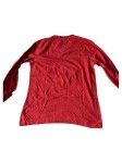 Vorschaubild 2 von Langarmshirt Herren Gr. 50/L Rot Baumwolle Uni Casual Freizeit