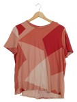 Vorschaubild 1 von Damen T-Shirt Gr. 42/XL Mehrfarbig Grafisch Strasssteine