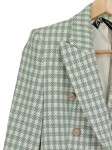 Vorschaubild 4 von Damen Blazer Grün Fischgrätenmuster Business 34;XS