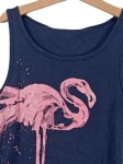 Vorschaubild 3 von Kinder T-Shirt Flamingo Print Blau Gr. 152/158 Baumwolle Casual