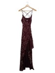 Vorschaubild 1 von Damen Abendkleid Wickelkleid Rot Sterne One Size Elegant