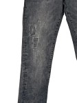 Vorschaubild 2 von Ripped Kinder Gr. 152 Grau Baumwolle Uni Casual 33 cm 71 cm L28