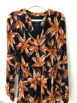 Vorschaubild 2 von Damen Blusenkleid Maxikleid floral Gr. 36 S mehrfarbig