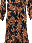 Vorschaubild 3 von Damen Blusenkleid Maxikleid floral Gr. 36 S mehrfarbig