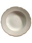 Vorschaubild 1 von Suppenteller tief Weiß Porzellan Elegant 24cm Metallic