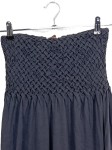 Vorschaubild 2 von Damen Sommerkleid Gr. XS Grau Seide Baumwolle Bandeau