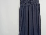 Vorschaubild 3 von Damen Sommerkleid Gr. XS Grau Seide Baumwolle Bandeau
