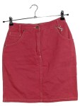 Vorschaubild 1 von Damen Jeansrock Gr. 42;XL Pink Casual Baumwolle