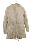 Vorschaubild 1 von Parka Damen Beige Gr. 40/L Baumwolle Polyamid Metall