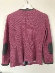 Vorschaubild 2 von justWhite Strickjacke Damen Pink Meliert Gr. 34/XS mit Herz-Applikation