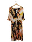 Vorschaubild 1 von Damen Sommerkleid Gr. 42/XL Mehrfarbig Grafisch Modern