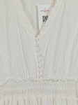 Vorschaubild 2 von Sommerkleid Damen XF Beige Rüschen Midikleid 3/4 Arm